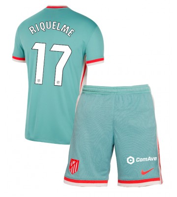 Atletico Madrid Rodrigo Riquelme #17 Borta Kläder Barn 2024-25 Kortärmad (+ Korta byxor)
